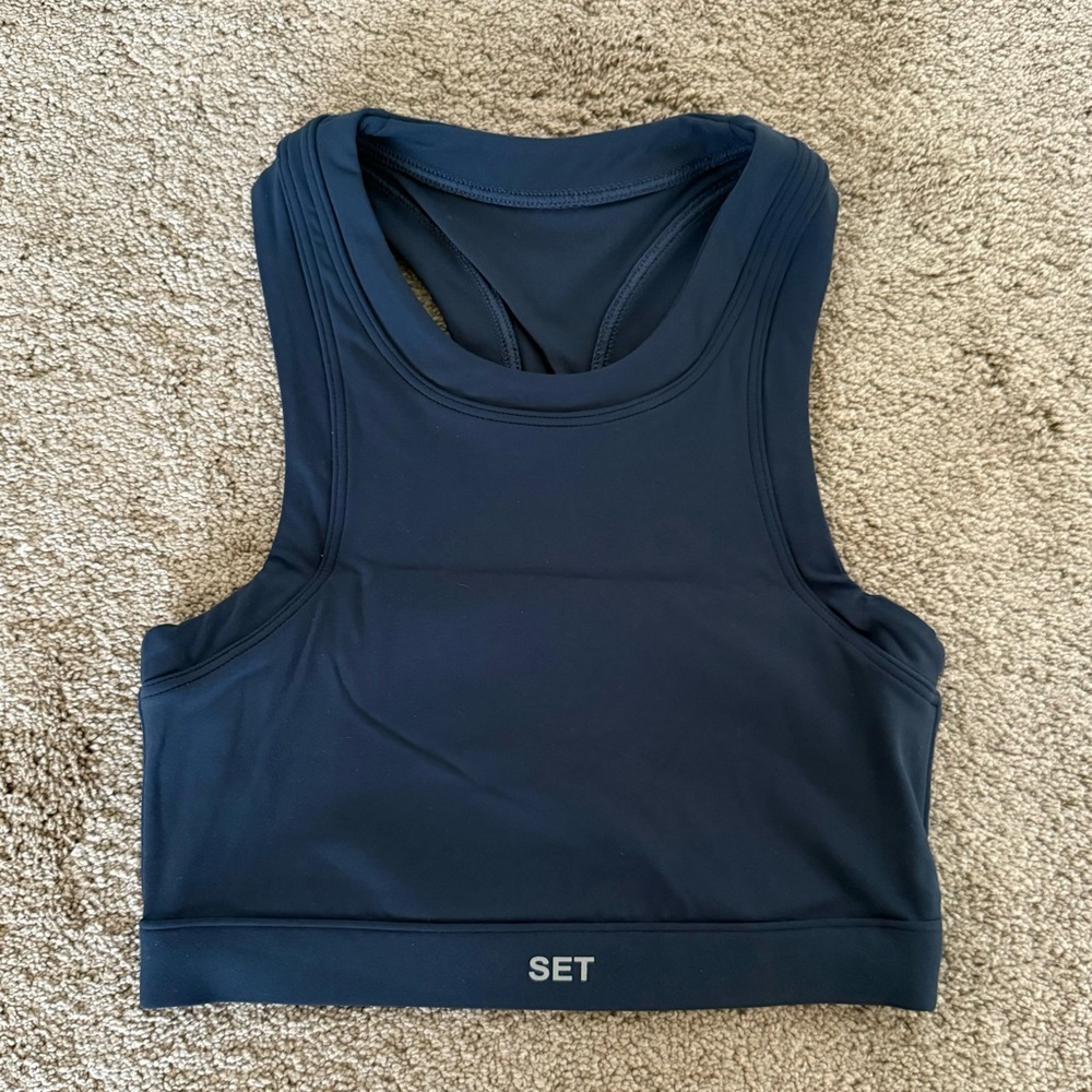 Set Active Sportbody High Neck Sports Bra Oxford
